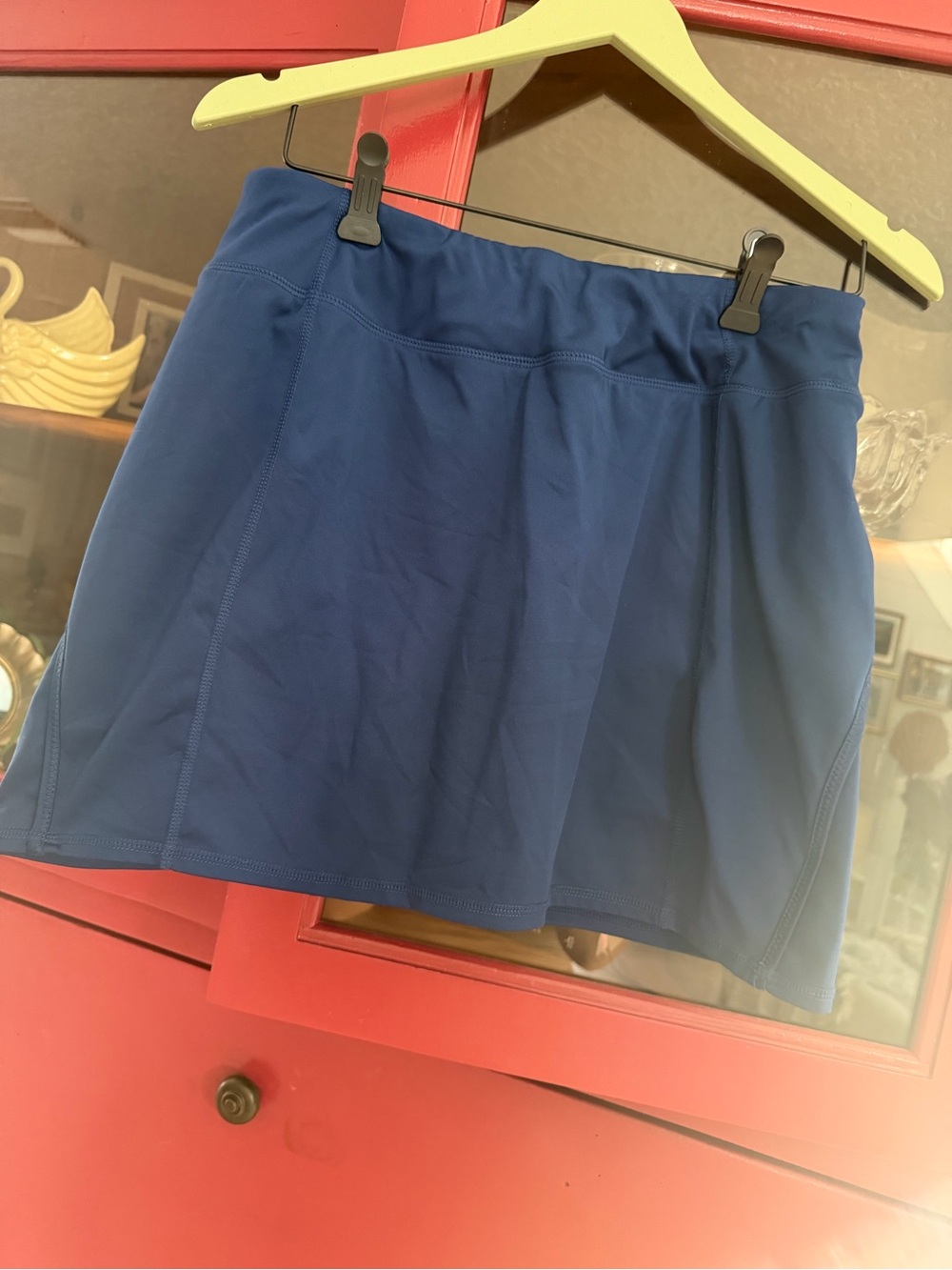 Tangerine Navy Athletic Skort